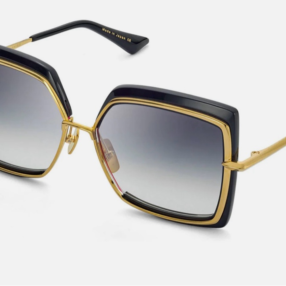 DITA Narcissus Sunglasses - Yellow Gold / Grey & Clear Gradient Lenses - Picture 5 of 6